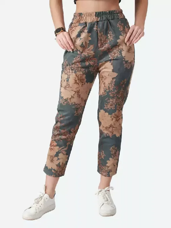 TANDUL  Regular Fit Women Multicolor Viscose Blend Trousers Trousers fashionable trendy Trousers fashionable trendy