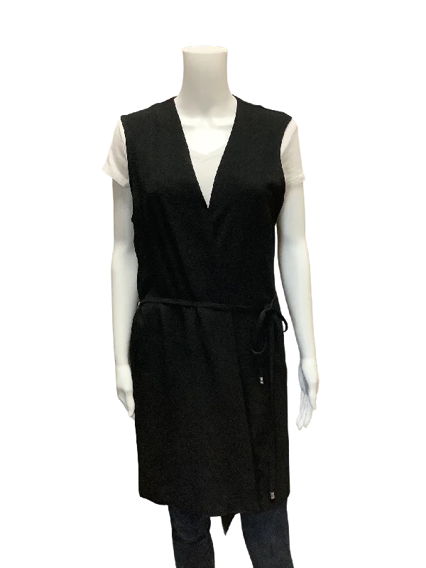Frank Lyman Black Sleeveless Cardigan Size: 12 Boat Neck Shawl Collar Notched Collar Boat Neck Shawl Collar Notched Collar Frank Lyman Black Sleeveless Cardigan Size: 12 Boat Neck Shawl Collar Notched Collar Boat Neck Shawl Collar Notched Collar
