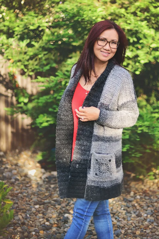 Crochet Kit - Granni Pocket Cardigan Asymmetrical,ymmetric Pencil Cardigan Asymmetrical,ymmetric Pencil Cardigan Crochet Kit - Granni Pocket Cardigan Asymmetrical,ymmetric Pencil Cardigan Asymmetrical,ymmetric Pencil Cardigan