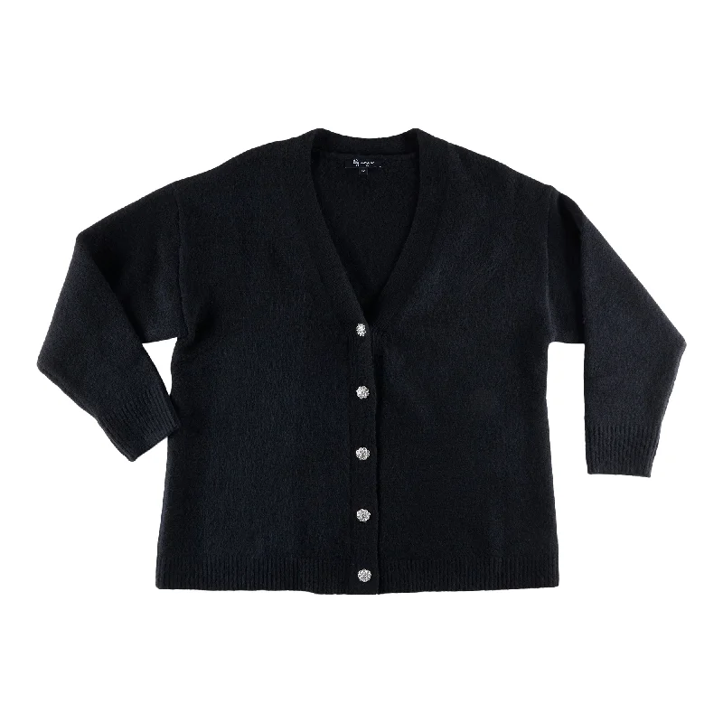 lily morgan Women's Plus Jewel Button Ribbed Cardigan Fitted Slim Tailored Fitted Slim Tailored lily morgan Women's Plus Jewel Button Ribbed Cardigan Fitted Slim Tailored Fitted Slim Tailored