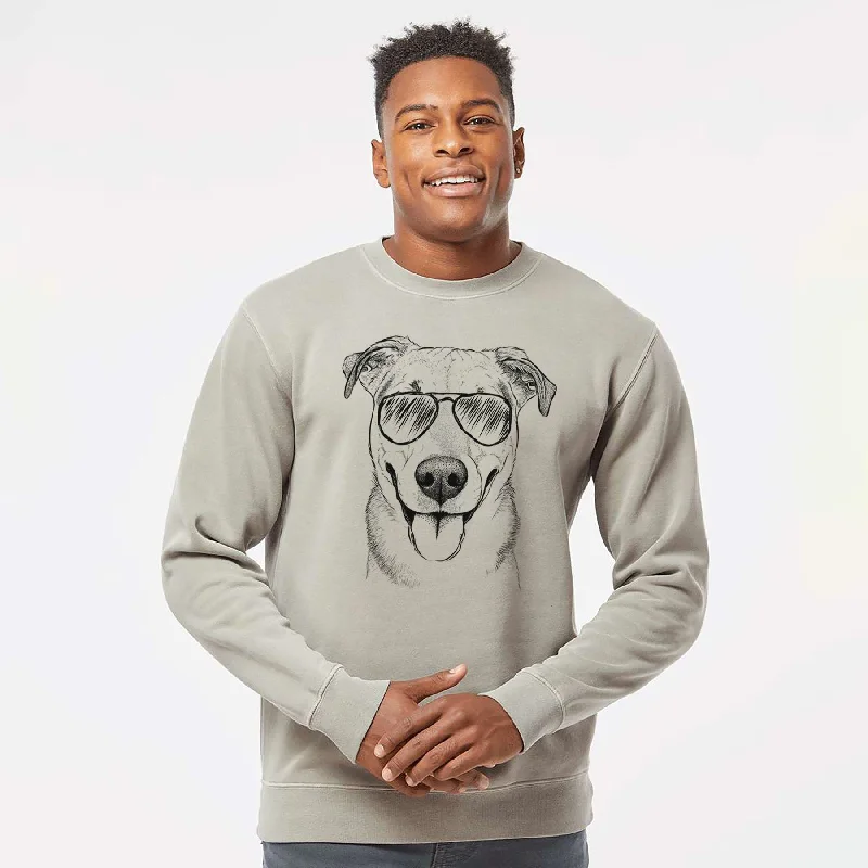 Aviator Padre the Pitbull Mix - Unisex Pigment Dyed Crew Sweatshirt Hoodie with Hem Patch Decorative Personalized Hoodie with Hem Patch Decorative Personalized Aviator Padre the Pitbull Mix - Unisex Pigment Dyed Crew Sweatshirt Hoodie with Hem Patch Decorative Personalized Hoodie with Hem Patch Decorative Personalized
