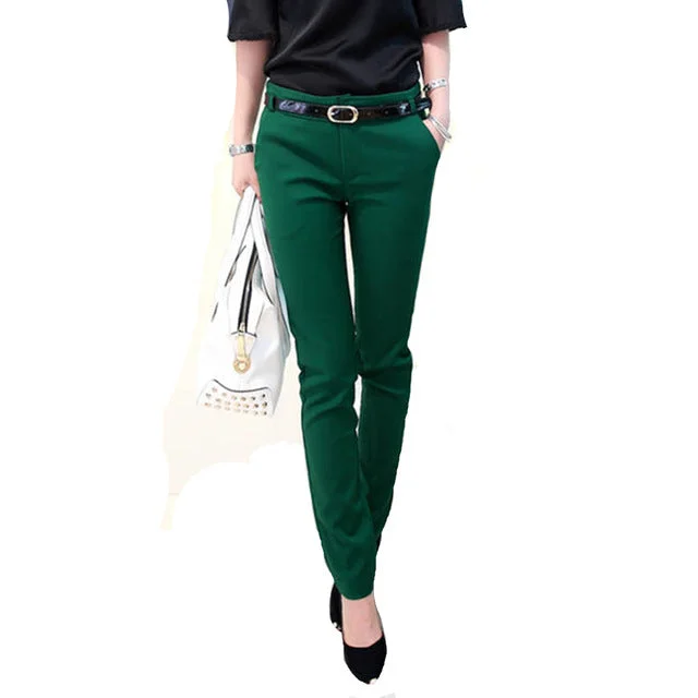 Green with belt