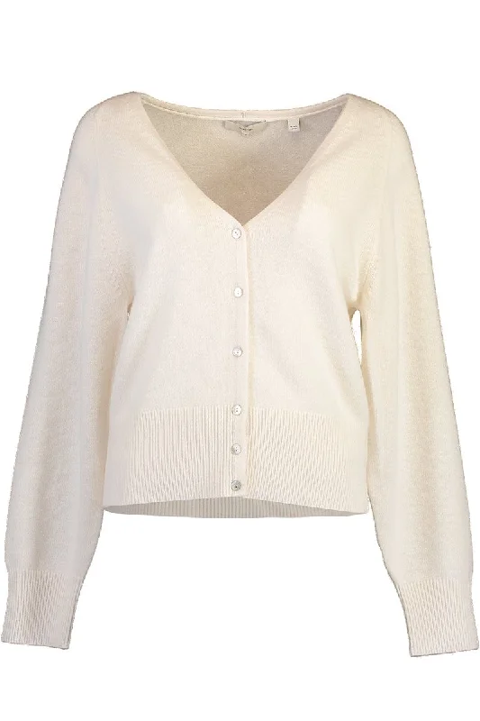 Raglan Cardigan - Off White Spandex Rayon Corduroy Spandex Rayon Corduroy