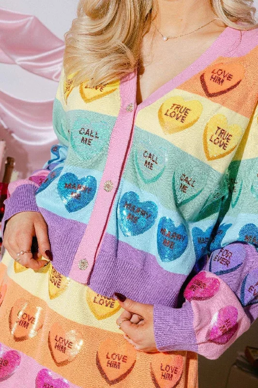 Queen Of Sparkles Conversation Heart Rainbow Stripe Cardigan Satin Fabric Silk Fabric Chiffon Fabric Satin Fabric Silk Fabric Chiffon Fabric Queen Of Sparkles Conversation Heart Rainbow Stripe Cardigan Satin Fabric Silk Fabric Chiffon Fabric Satin Fabric Silk Fabric Chiffon Fabric