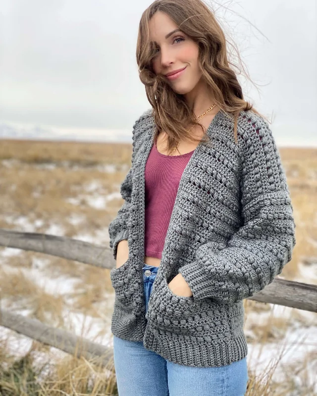 Crochet Kit - The Stony Shore Cardigan Open Front Closed Front Wrap Front Open Front Closed Front Wrap Front Crochet Kit - The Stony Shore Cardigan Open Front Closed Front Wrap Front Open Front Closed Front Wrap Front