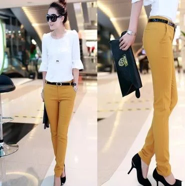 Yellow with belt