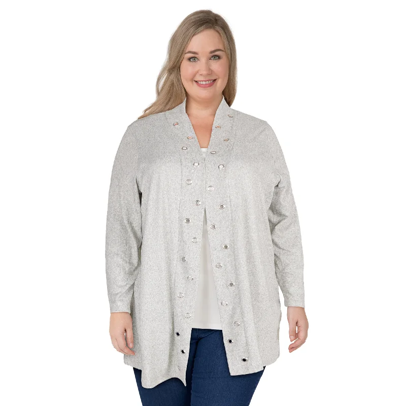 lily morgan Women's Plus Cardigan with Grommets Open Front Closed Front Wrap Front Open Front Closed Front Wrap Front lily morgan Women's Plus Cardigan with Grommets Open Front Closed Front Wrap Front Open Front Closed Front Wrap Front
