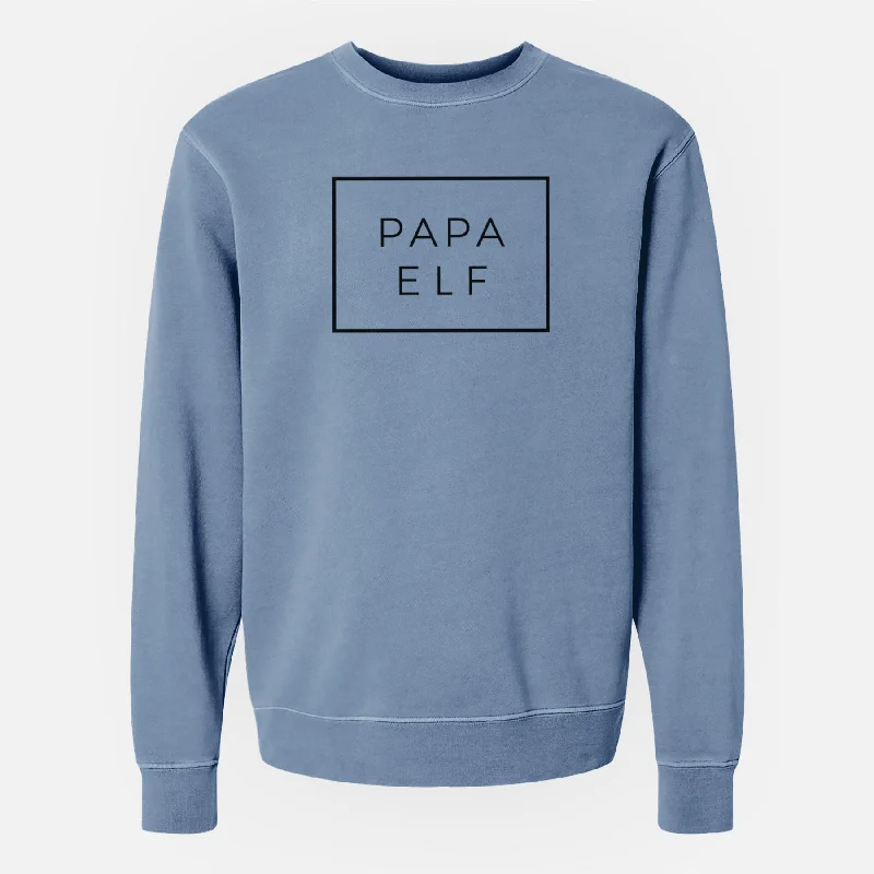 Papa Elf Boxed - Unisex Pigment Dyed Crew Sweatshirt Hoodie Dress Longline Feminine Hoodie Dress Longline Feminine Papa Elf Boxed - Unisex Pigment Dyed Crew Sweatshirt Hoodie Dress Longline Feminine Hoodie Dress Longline Feminine