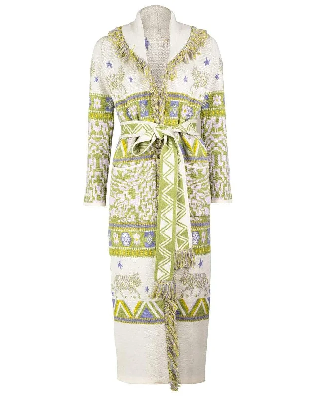 Portobello Tiger Merino Jacquard Cardigan Solid Print Embellished Solid Print Embellished Portobello Tiger Merino Jacquard Cardigan Solid Print Embellished Solid Print Embellished