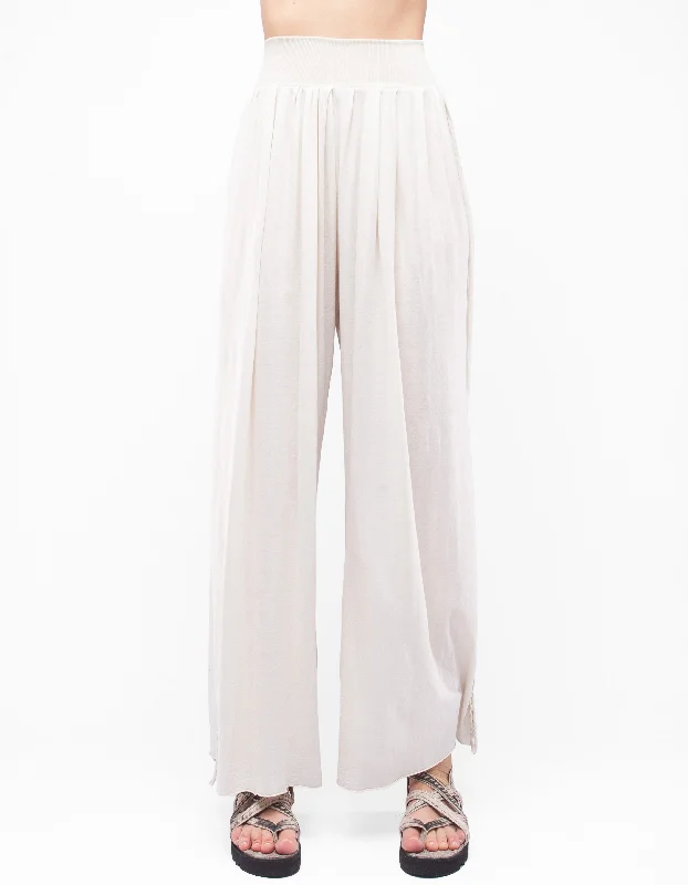 SKIRT TROUSERS ASCENSION Cropped Trousers Casual Linen Cropped Trousers Casual Linen