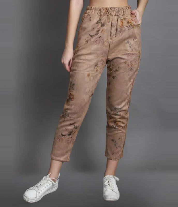 Regular Fit Women Brown Lycra Blend Trousers Trousers sophisticated sleek Trousers sophisticated sleek Regular Fit Women Brown Lycra Blend Trousers Trousers sophisticated sleek Trousers sophisticated sleek