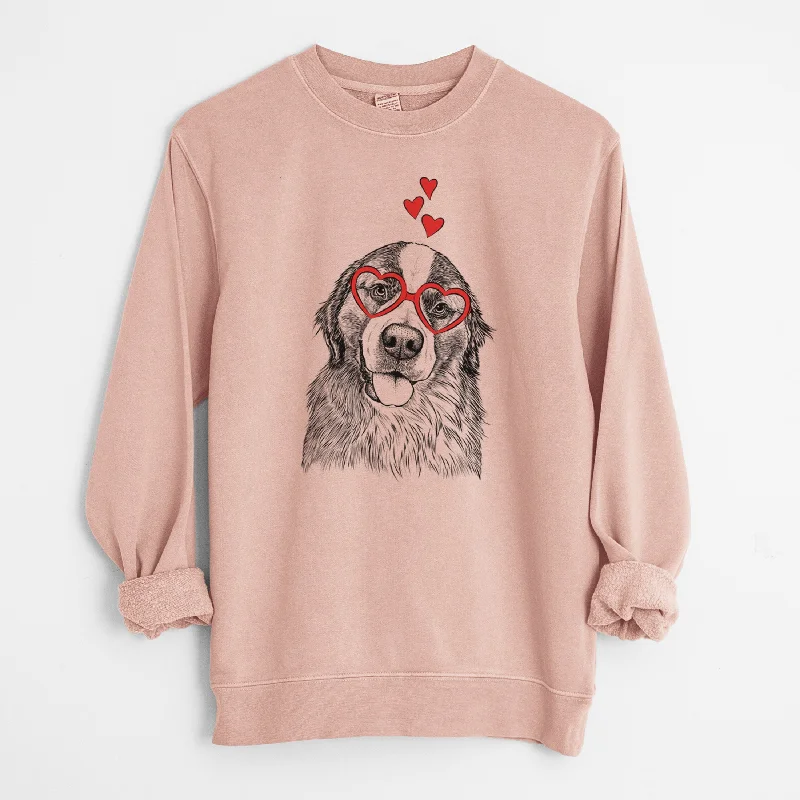 Valentine Walter the Bernese Mountain Dog Mix - Unisex Pigment Dyed Crew Sweatshirt Hoodie with Ribbed Cuffs Snug Fit Comfort Hoodie with Ribbed Cuffs Snug Fit Comfort Valentine Walter the Bernese Mountain Dog Mix - Unisex Pigment Dyed Crew Sweatshirt Hoodie with Ribbed Cuffs Snug Fit Comfort Hoodie with Ribbed Cuffs Snug Fit Comfort