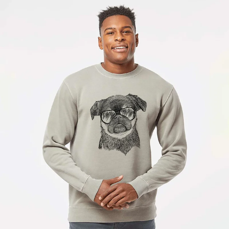 Aviator Simone the Brussels Griffon - Unisex Pigment Dyed Crew Sweatshirt Hoodie with Fur Luxurious Winter Hoodie with Fur Luxurious Winter Aviator Simone the Brussels Griffon - Unisex Pigment Dyed Crew Sweatshirt Hoodie with Fur Luxurious Winter Hoodie with Fur Luxurious Winter