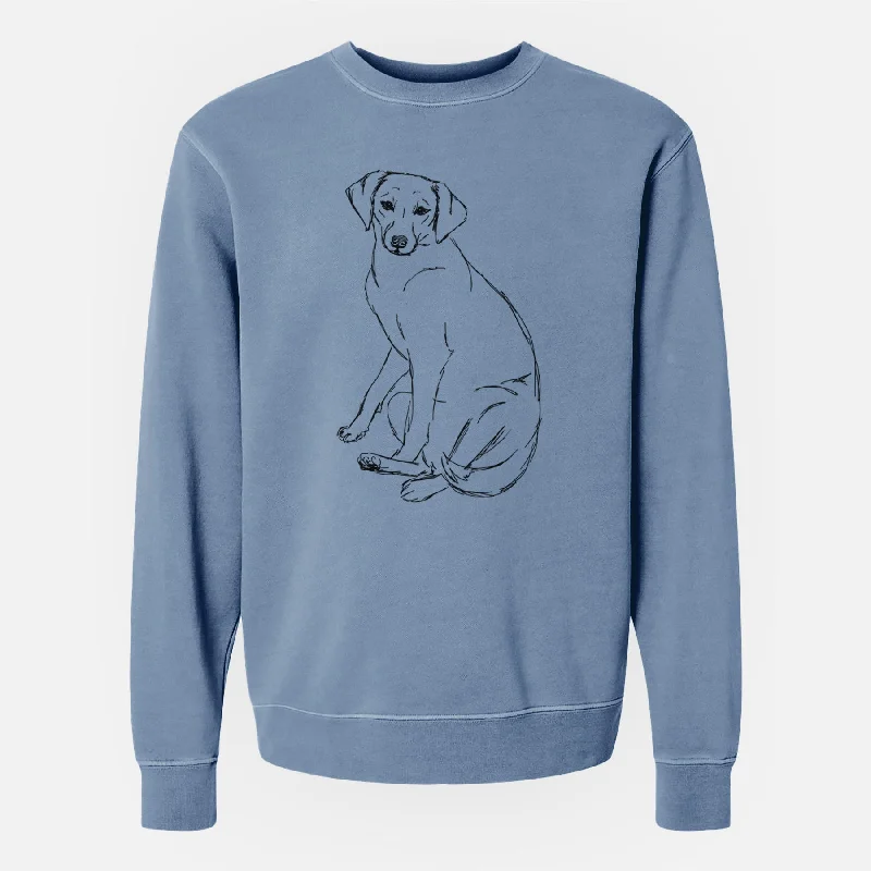 Doodled Penny the Mixed Breed - Unisex Pigment Dyed Crew Sweatshirt Hoodie with Button Placket Classic Preppy Hoodie with Button Placket Classic Preppy Doodled Penny the Mixed Breed - Unisex Pigment Dyed Crew Sweatshirt Hoodie with Button Placket Classic Preppy Hoodie with Button Placket Classic Preppy
