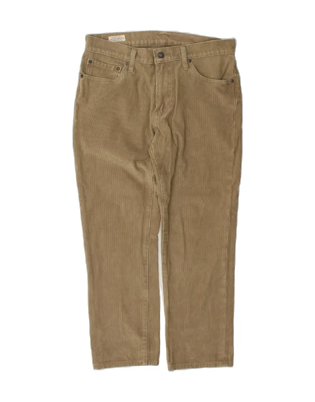 LEVI'S Mens 511 Slim Corduroy Trousers W32 L26 Beige Trousers practical easy-care Trousers practical easy-care