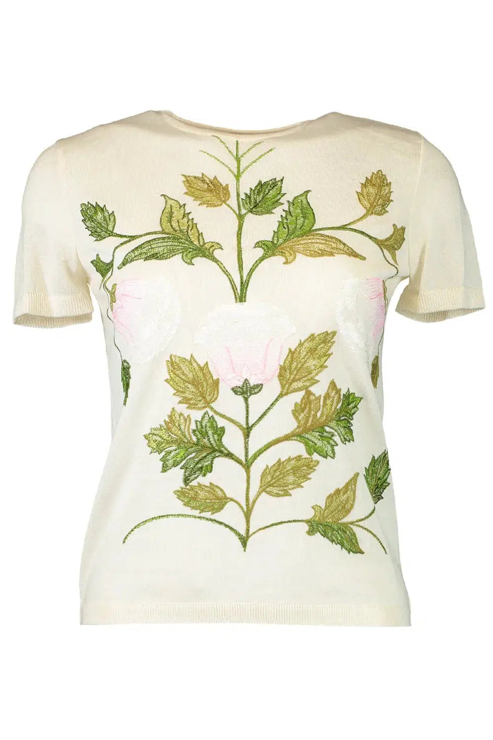 Embroidered Knit Top Stylish Knit Top