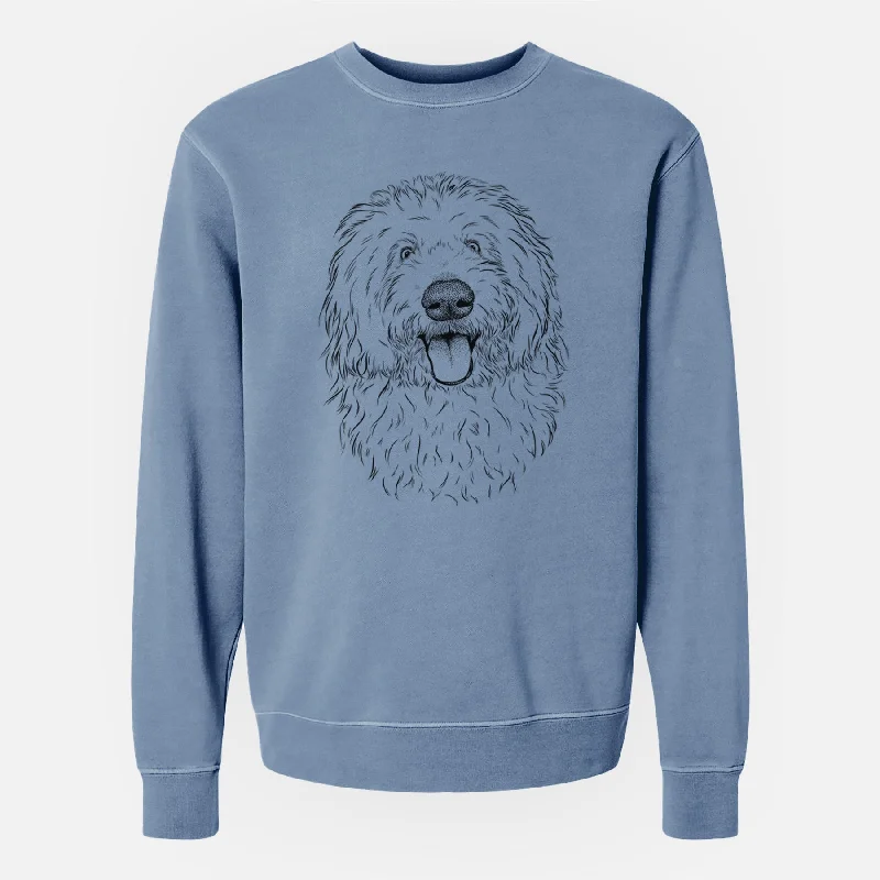 Bare Barry the Old English Sheepdog - Unisex Pigment Dyed Crew Sweatshirt Hoodie with Front Slit Layering Stylish Hoodie with Front Slit Layering Stylish Bare Barry the Old English Sheepdog - Unisex Pigment Dyed Crew Sweatshirt Hoodie with Front Slit Layering Stylish Hoodie with Front Slit Layering Stylish