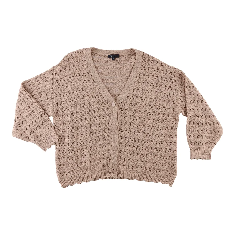 lily morgan Women's Plus V-Neck Open Stitch Cardigan Stretchy Elastic Breathable Stretchy Elastic Breathable lily morgan Women's Plus V-Neck Open Stitch Cardigan Stretchy Elastic Breathable Stretchy Elastic Breathable