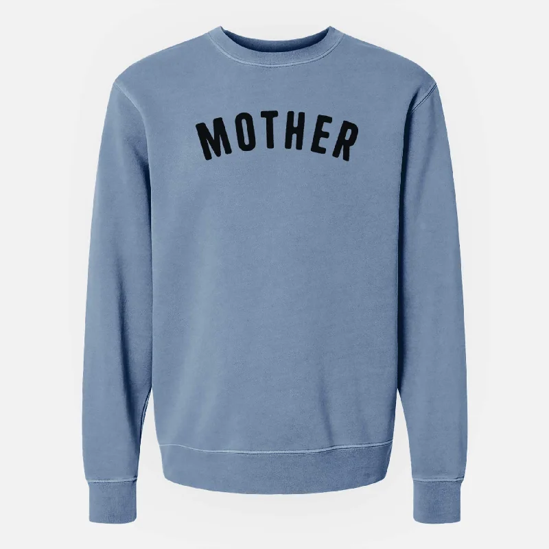 Mother - Articulate Collection - Unisex Pigment Dyed Crew Sweatshirt Hoodie with Crew Neck Simple Timeless Hoodie with Crew Neck Simple Timeless