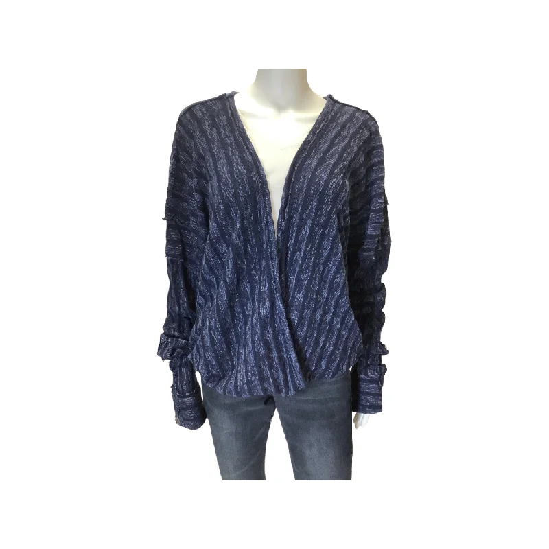 We The Free Navy Blue Wrap Cardigan Size XL Cotton Fabric Linen Fabric Terry Fabric Cotton Fabric Linen Fabric Terry Fabric We The Free Navy Blue Wrap Cardigan Size XL Cotton Fabric Linen Fabric Terry Fabric Cotton Fabric Linen Fabric Terry Fabric