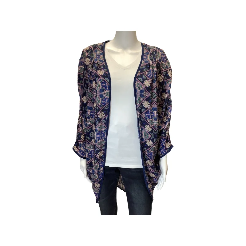 Tolani Blue Purple Tan Silk Cardigan Size S Fleece Fabric Down Fabric Feather Fabric Fleece Fabric Down Fabric Feather Fabric Tolani Blue Purple Tan Silk Cardigan Size S Fleece Fabric Down Fabric Feather Fabric Fleece Fabric Down Fabric Feather Fabric