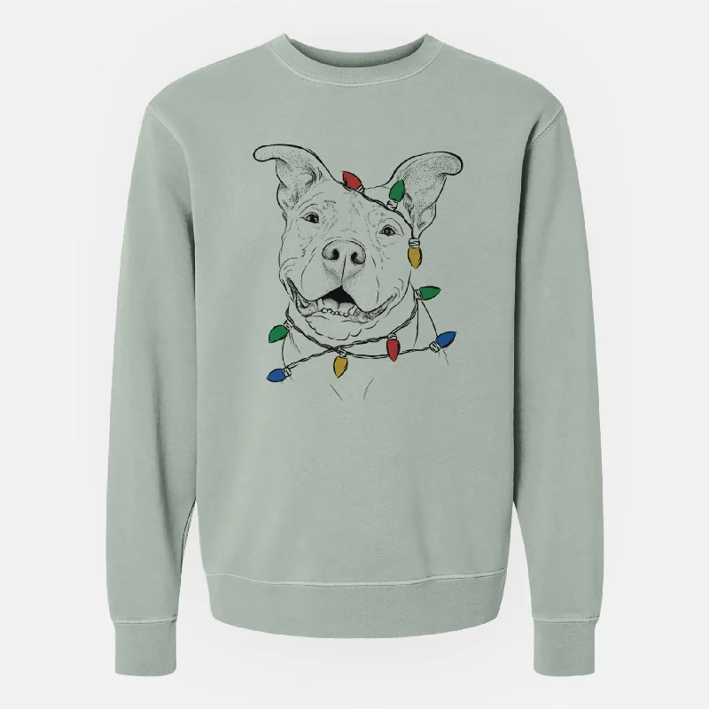 Christmas Lights Malibu the Staffordshire Terrier/Pitbull Mix - Unisex Pigment Dyed Crew Sweatshirt Hoodie with Magnetic Closure Innovative Modern Hoodie with Magnetic Closure Innovative Modern Christmas Lights Malibu the Staffordshire Terrier/Pitbull Mix - Unisex Pigment Dyed Crew Sweatshirt Hoodie with Magnetic Closure Innovative Modern Hoodie with Magnetic Closure Innovative Modern