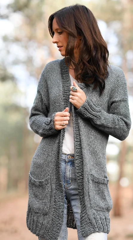 Knit Kit - My Comfiest Knit Cardigan Ribbed Striped Patterned Ribbed Striped Patterned Knit Kit - My Comfiest Knit Cardigan Ribbed Striped Patterned Ribbed Striped Patterned