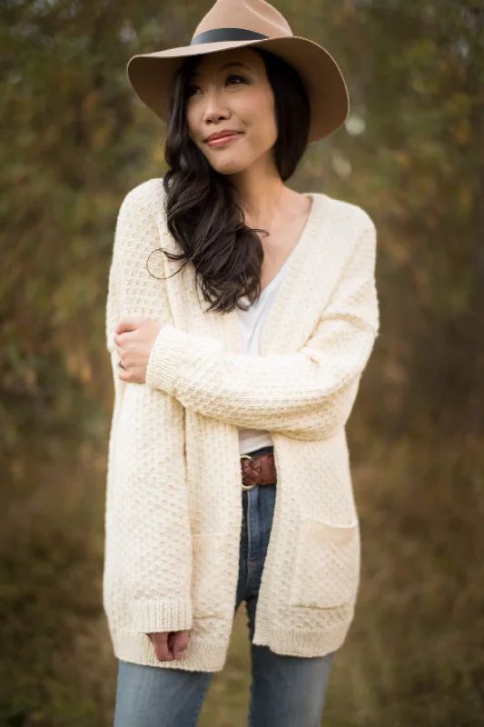 Knit Kit - Light Dotty Cardigan Zippered Front Buttoned Front Snap Front Zippered Front Buttoned Front Snap Front Knit Kit - Light Dotty Cardigan Zippered Front Buttoned Front Snap Front Zippered Front Buttoned Front Snap Front