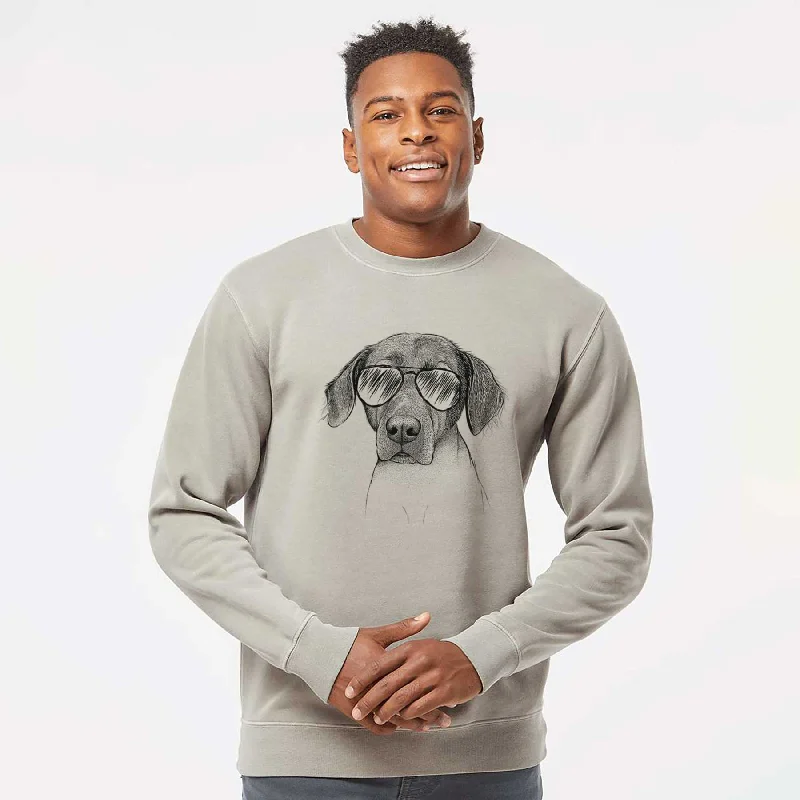 Aviator Baldwin the Mixed Breed - Unisex Pigment Dyed Crew Sweatshirt Hoodie with Neon Bright Vibrant Hoodie with Neon Bright Vibrant Aviator Baldwin the Mixed Breed - Unisex Pigment Dyed Crew Sweatshirt Hoodie with Neon Bright Vibrant Hoodie with Neon Bright Vibrant