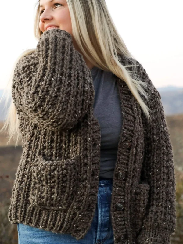 Knit Kit - Toffee Cardigan Layered Multi-layer Single Layer Layered Multi-layer Single Layer Knit Kit - Toffee Cardigan Layered Multi-layer Single Layer Layered Multi-layer Single Layer