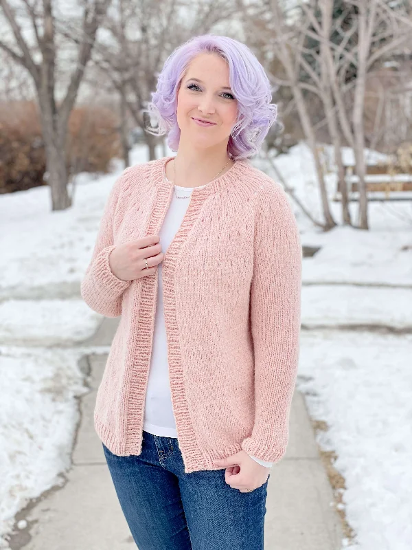 Knit Kit - Easy Eyelet Yoke Cardigan Anti-Pilling Anti-Shrink Durable Anti-Pilling Anti-Shrink Durable Knit Kit - Easy Eyelet Yoke Cardigan Anti-Pilling Anti-Shrink Durable Anti-Pilling Anti-Shrink Durable