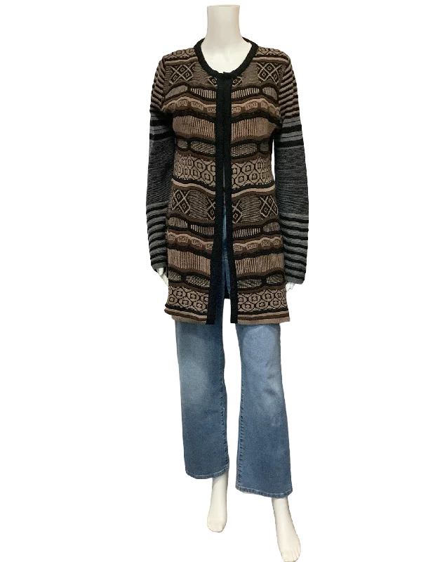 Desigual Cardigan Open Pattern Size: L Open Front Closed Front Wrap Front Open Front Closed Front Wrap Front Desigual Cardigan Open Pattern Size: L Open Front Closed Front Wrap Front Open Front Closed Front Wrap Front