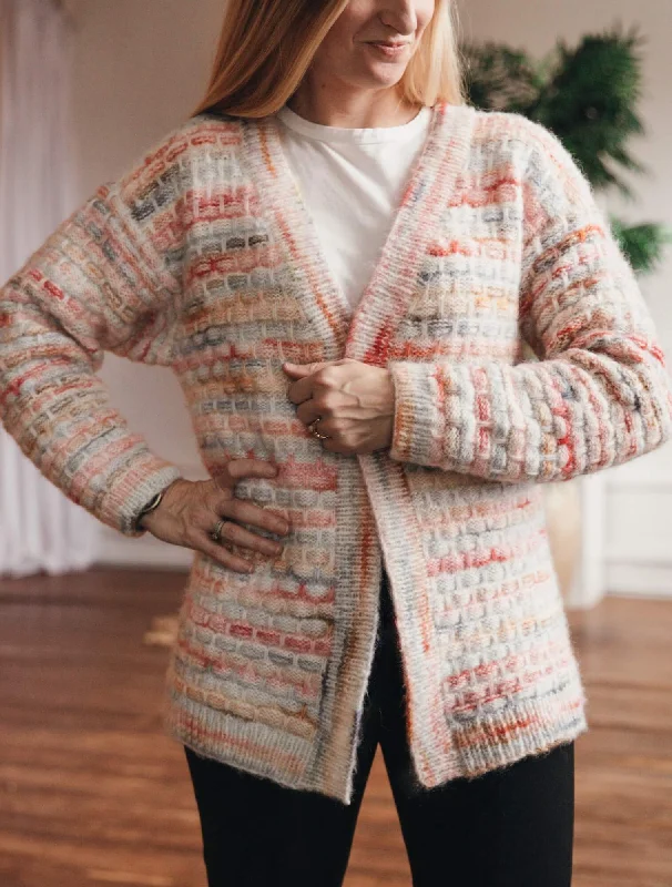 Knit Kit - Brickstreet Cardigan Open Front Closed Front Wrap Front Open Front Closed Front Wrap Front