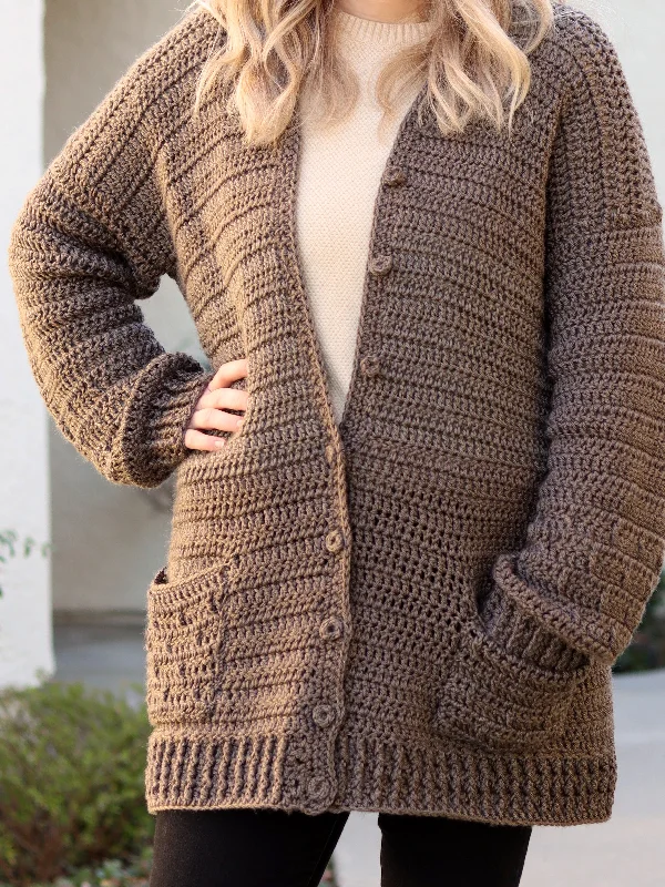 Crochet Kit - Crewe Cardigan Crew Neck V-Neck Turtle Neck Crew Neck V-Neck Turtle Neck Crochet Kit - Crewe Cardigan Crew Neck V-Neck Turtle Neck Crew Neck V-Neck Turtle Neck
