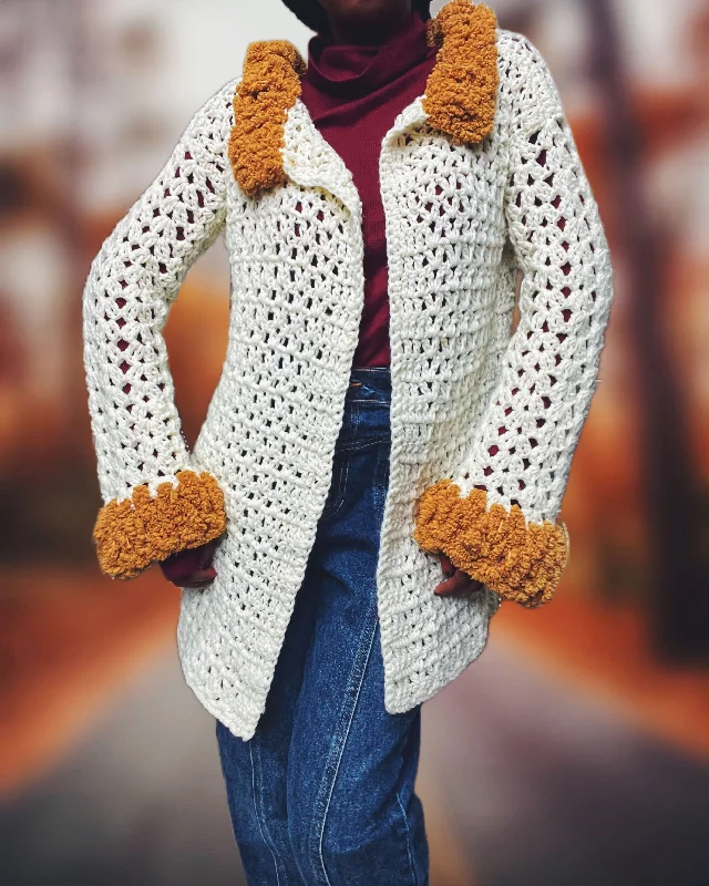 Crochet Kit - The Syrax Crochet Cardigan Herringbone Houndstooth Plaid Herringbone Houndstooth Plaid Crochet Kit - The Syrax Crochet Cardigan Herringbone Houndstooth Plaid Herringbone Houndstooth Plaid