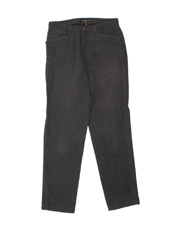 MARLBORO CLASSICS Mens Straight Casual Trousers EU 50 Large W34 L34 Grey Trousers Review Highly Trousers Review Highly