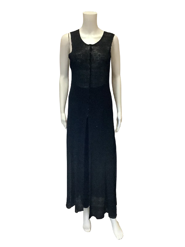 Eileen Fisher Women's Cardigan Sleeveless Blk Size: M Striped Floral Plaid Striped Floral Plaid Eileen Fisher Women's Cardigan Sleeveless Blk Size: M Striped Floral Plaid Striped Floral Plaid