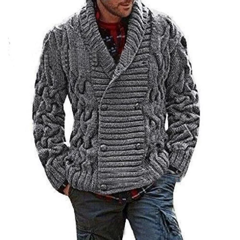 Crocheted Double-Breast Cardigan For Men Iron Safe Non-Iron Wrinkle Free Iron Safe Non-Iron Wrinkle Free Crocheted Double-Breast Cardigan For Men Iron Safe Non-Iron Wrinkle Free Iron Safe Non-Iron Wrinkle Free