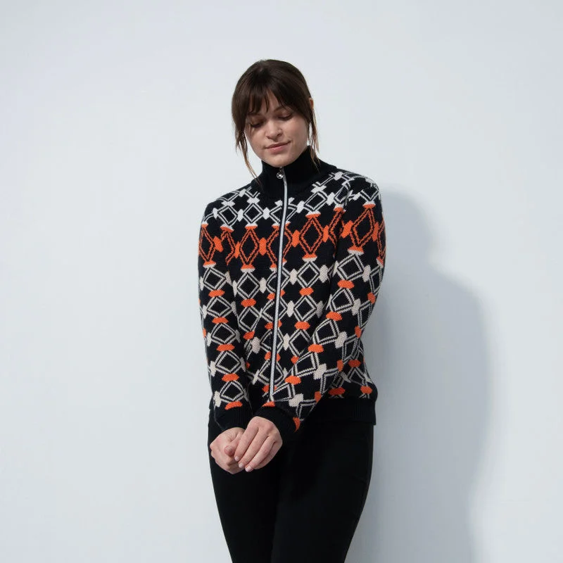 Daily Sports: Women's Creek Print Lined Cardigan - Dark Navy Cable Knit Ribbed Knit Lace Knit Cable Knit Ribbed Knit Lace Knit Daily Sports: Women's Creek Print Lined Cardigan - Dark Navy Cable Knit Ribbed Knit Lace Knit Cable Knit Ribbed Knit Lace Knit