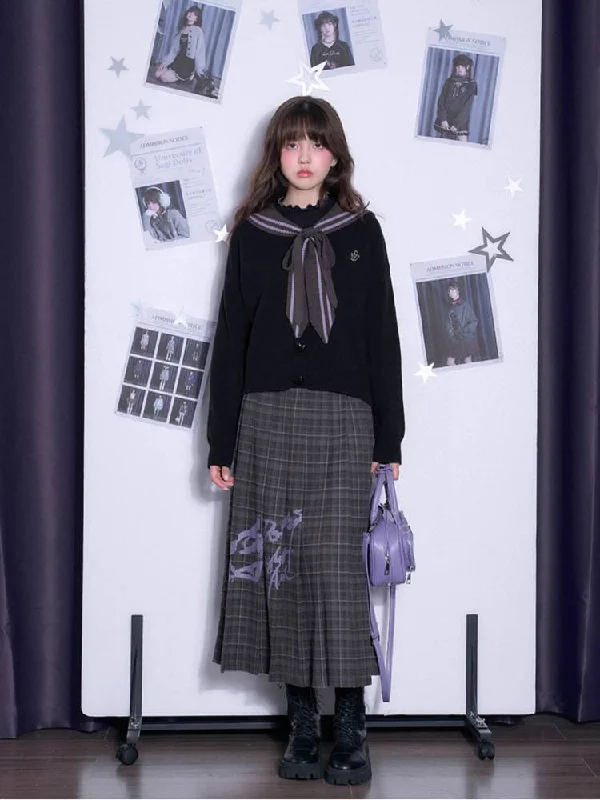 Sailor style knit cardigan【s0000011296】 Ribbed Striped Patterned Ribbed Striped Patterned Sailor style knit cardigan【s0000011296】 Ribbed Striped Patterned Ribbed Striped Patterned