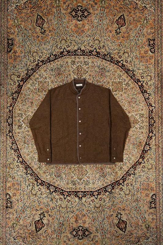 STEAF HIMBAS SHIRT JACKET (CORK) Stand-Up Collar Roll-Neck Collar Turtle Neck Stand-Up Collar Roll-Neck Collar Turtle Neck STEAF HIMBAS SHIRT JACKET (CORK) Stand-Up Collar Roll-Neck Collar Turtle Neck Stand-Up Collar Roll-Neck Collar Turtle Neck