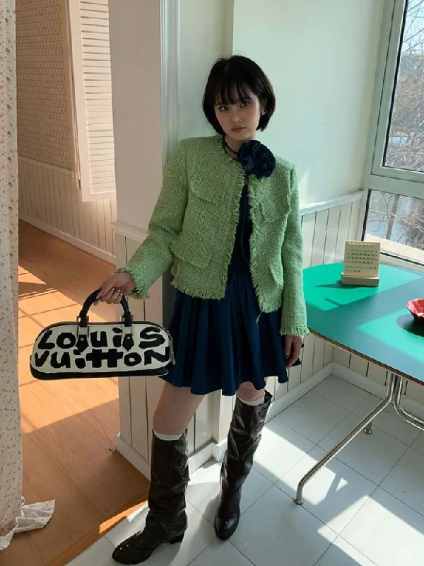 Elegant Fringe No Collar Jacket【s0000007377】 Denim Jacket Leather Jacket Suede Jacket Denim Jacket Leather Jacket Suede Jacket Elegant Fringe No Collar Jacket【s0000007377】 Denim Jacket Leather Jacket Suede Jacket Denim Jacket Leather Jacket Suede Jacket