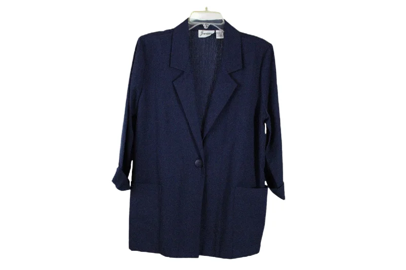 Joanna Navy Blue Blazer | S Women's Elegant Suit