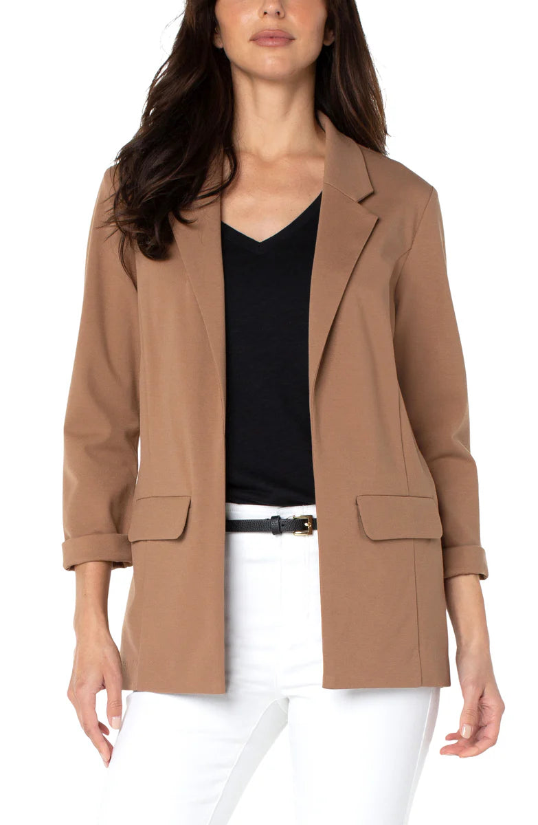 Boyfriend Blazer in Maple by Liverpool Women's Boutique Jacket