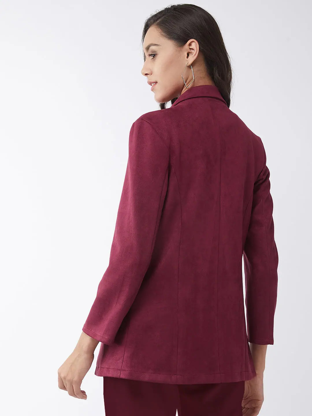 Solid Collared Blazer Summer Women's Jacket