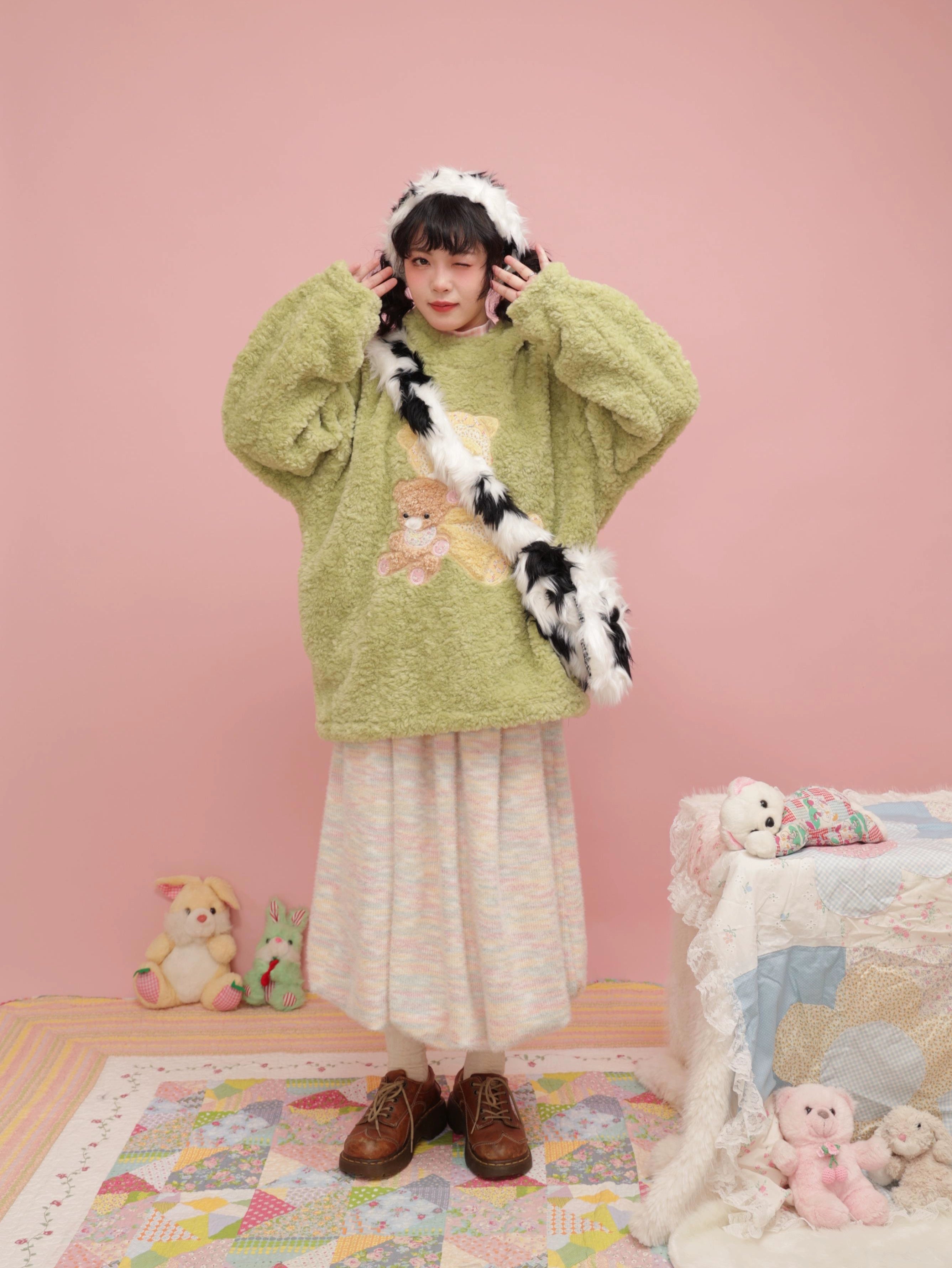 Dolls Cute Applique Hooded Plush Green Jacket【s0000004291】 Anorak Shell Jacket Lightweight Jacket Anorak Shell Jacket Lightweight Jacket Dolls Cute Applique Hooded Plush Green Jacket【s0000004291】 Anorak Shell Jacket Lightweight Jacket Anorak Shell Jacket Lightweight Jacket