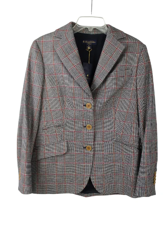 NEW Brooks Brothers SaxXon Houndstooth Blazer | 10 Women's Fashion Blazer