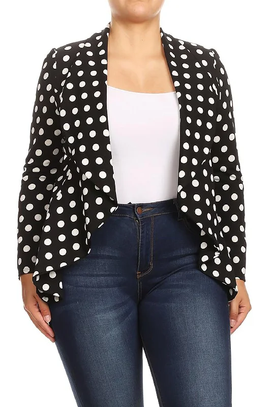 Medium Polka Black