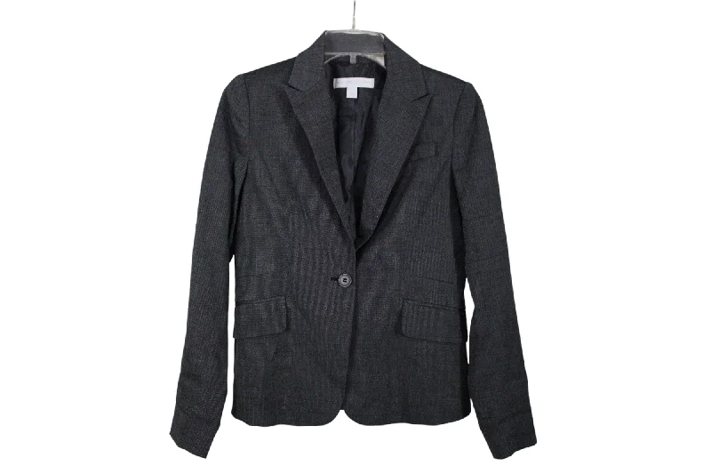 New York & Co. Stretch Gray Blazer | 2 Women's Elegant Suit