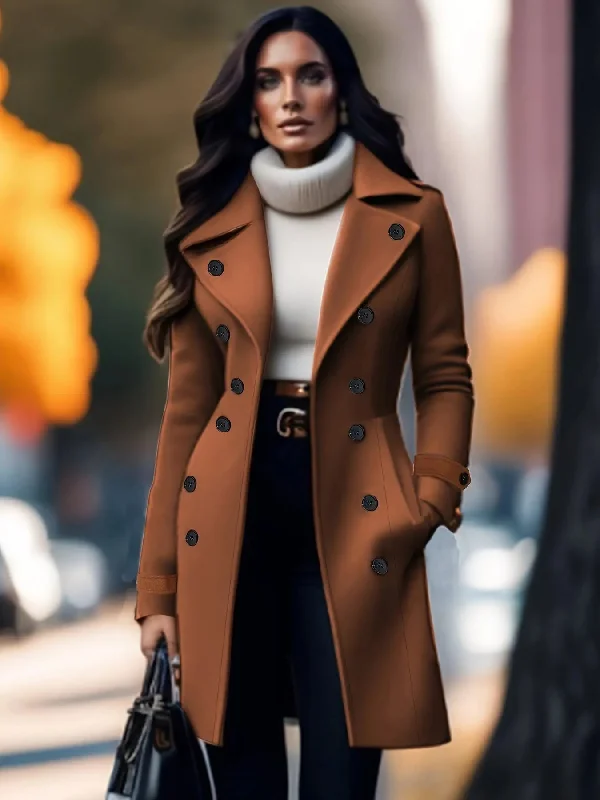 Elegant Polyester Trench Coat for Women , Autumn/Winter Asymmetrical Collar Hooded Zippered Elegant Polyester Trench Coat for Women , Autumn/Winter Asymmetrical Collar Hooded Zippered